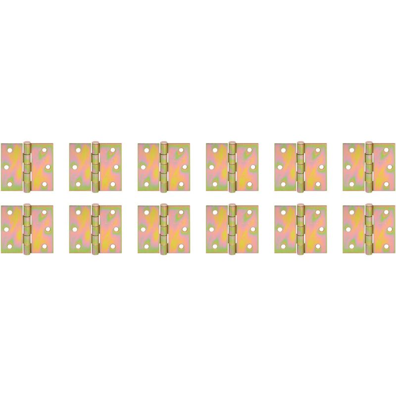 FIXSER - Pack Bisagras L84 3"x3" Zincado 12 un