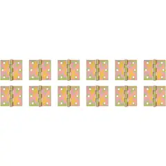 FIXSER - Pack Bisagras L84 3"x3" Zincado 12 un