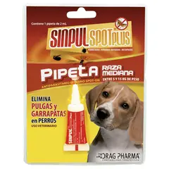 DRAG PHARMA - Pipeta antiparasitaria razas pequeñas 2,0 ml