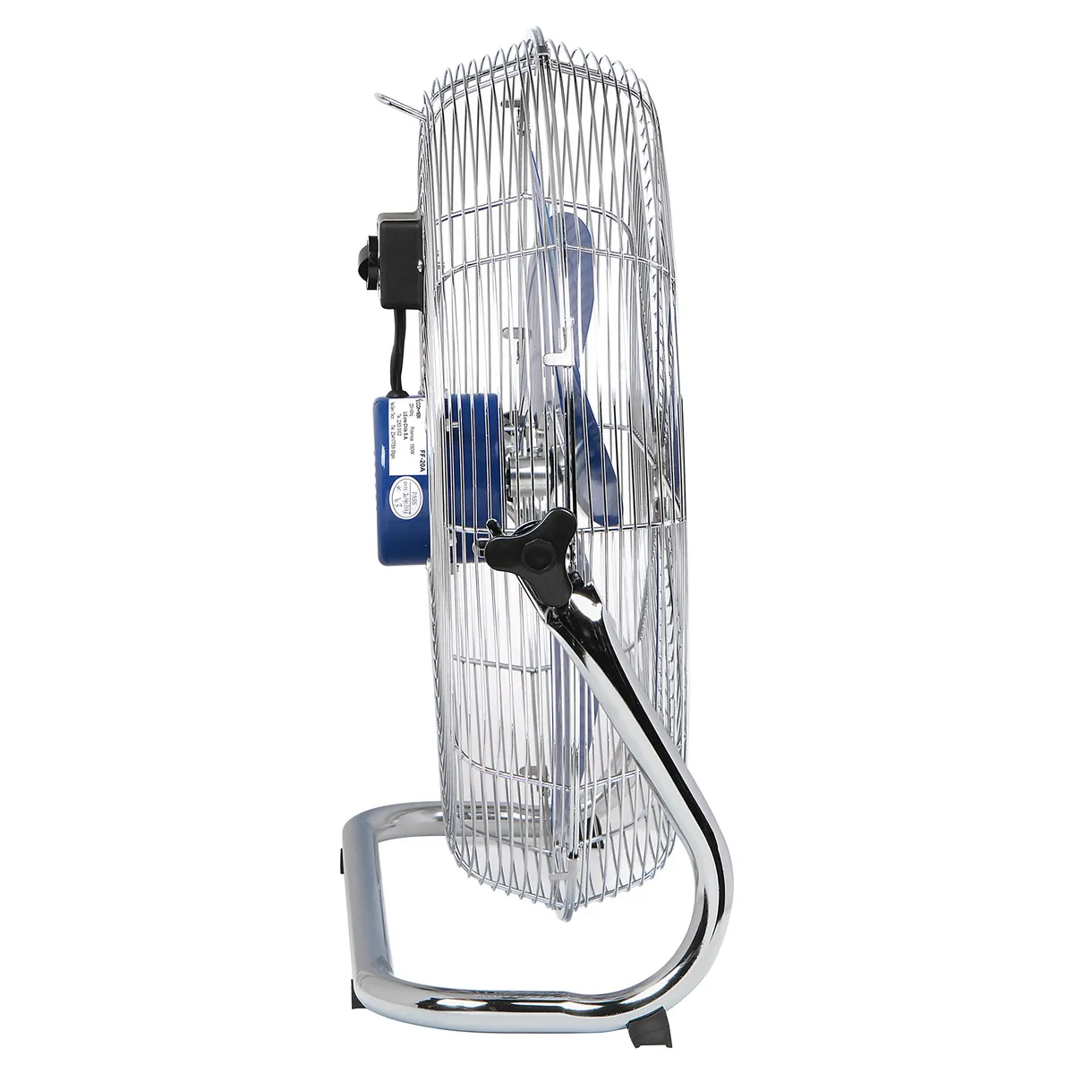 COMBI - Ventilador de piso industrial 20" gris/azul