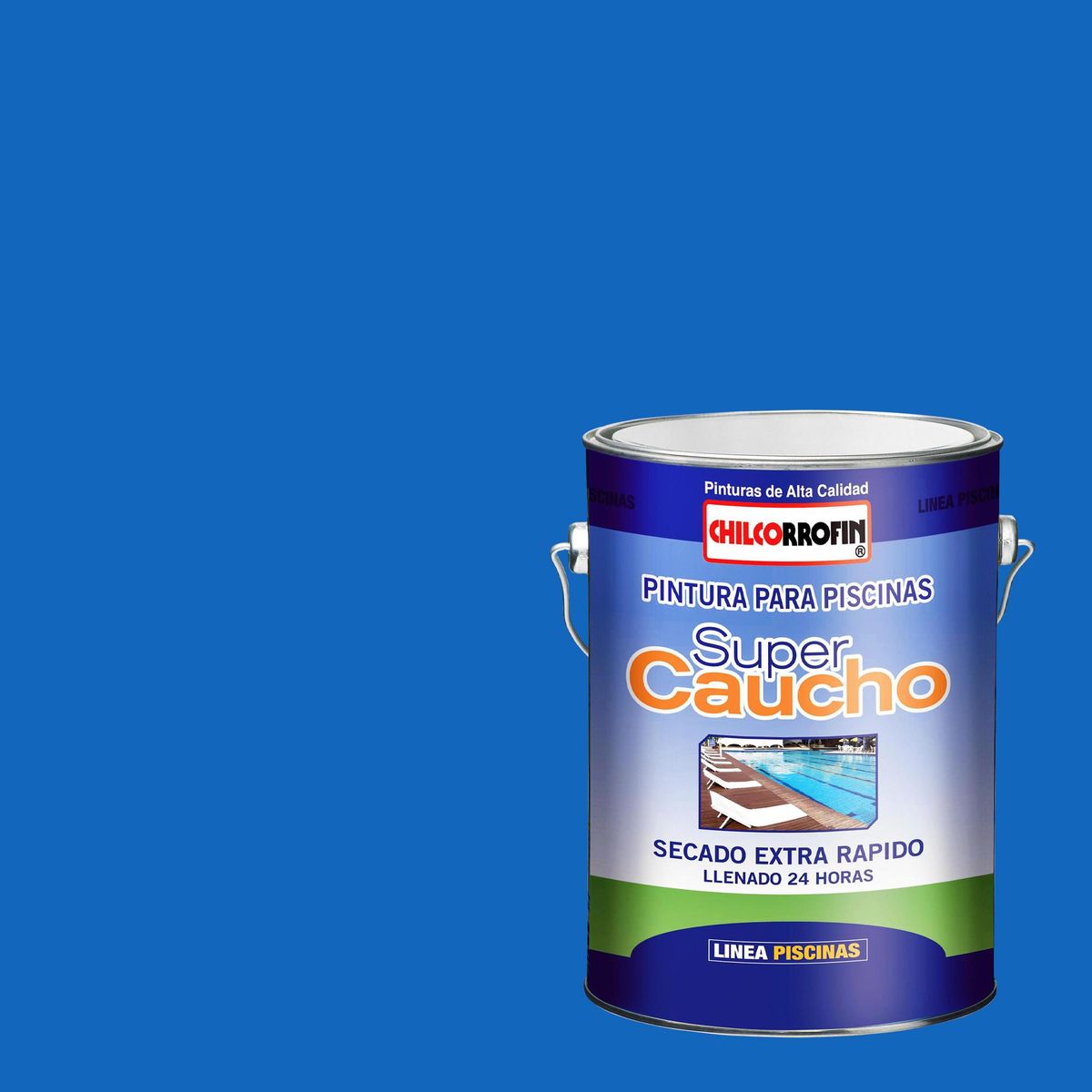 CHILCORROFIN - Pintura para piscina semi brillo 1 gl azul tahití