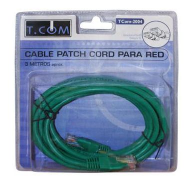 Cable patch red 3 metros RJ-45