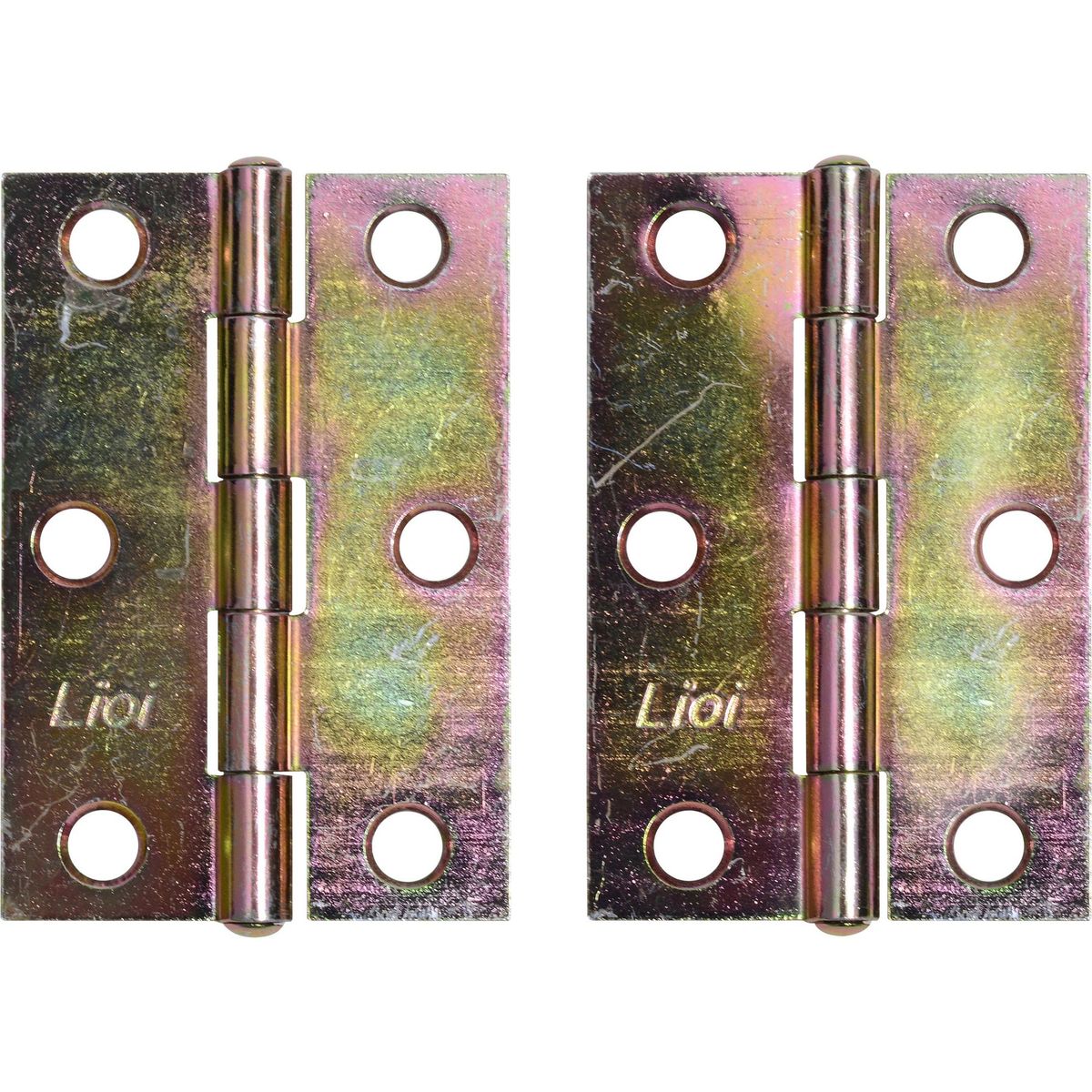 LIOI - Set Bisagras L38 2,5" Zincado 2 un