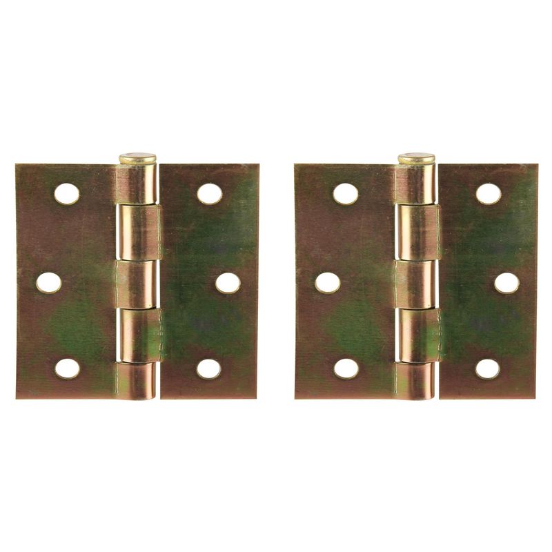 FIXSER - Set Bisagras 3,5"x3" Zincado 2 un