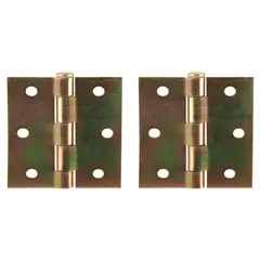 FIXSER - Set Bisagras L84 3,5"x3,5" Zincado 2 un