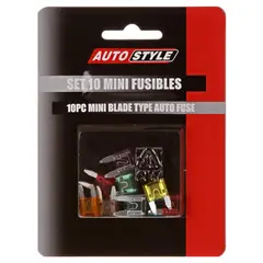 AUTOSTYLE - Set de mini fusibles 10 unidades