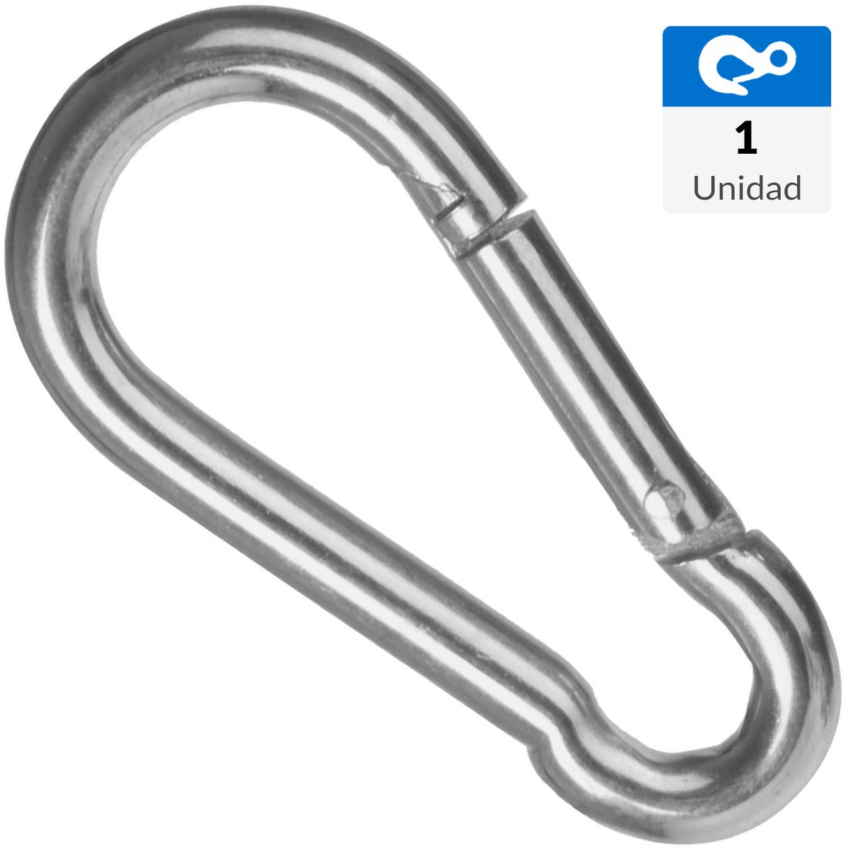 FIXSER - Mosquetón sin argolla 8 x 80mm 1 unidad