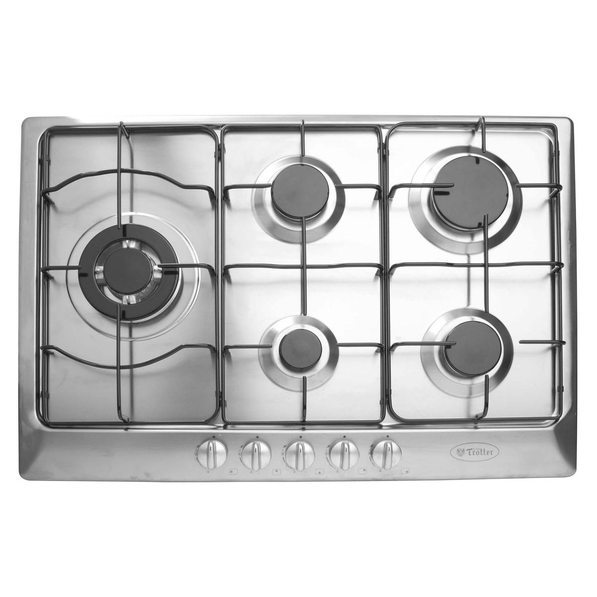 ALBIN TROTTER - Encimera Gas 5 Platos Inox AT Exclusive 75