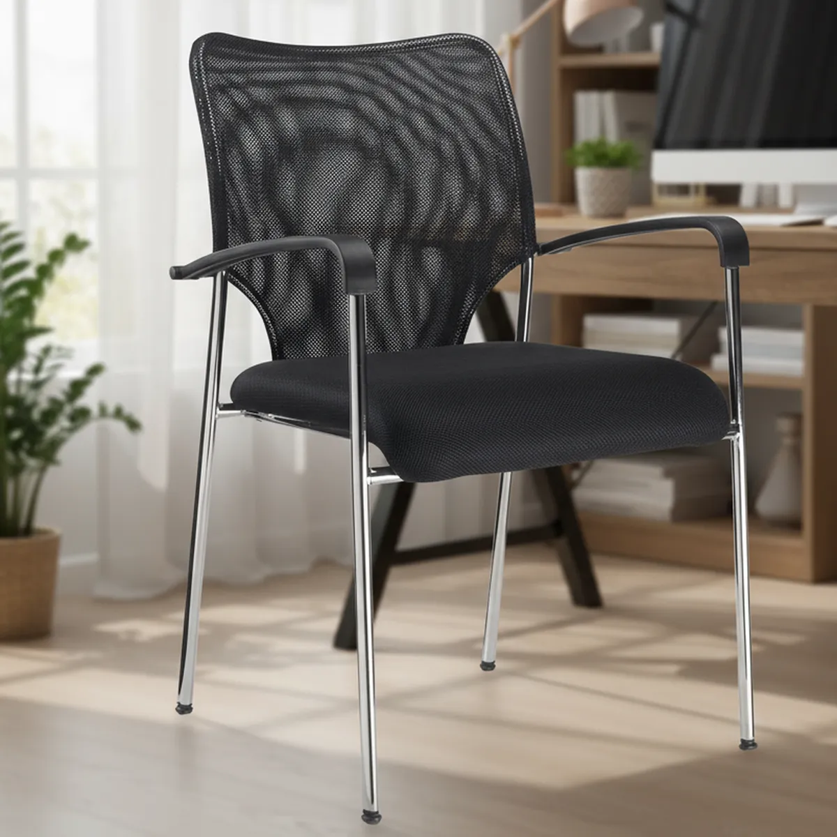 JUST HOME COLLECTION - Silla Visita W-19 Negro