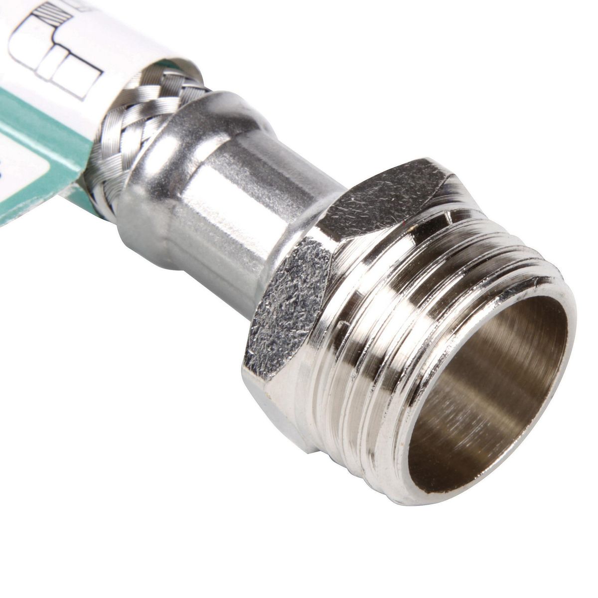 STRETTO - FLEXIBLE AGUA METAL HI HE 1/2 50 CM