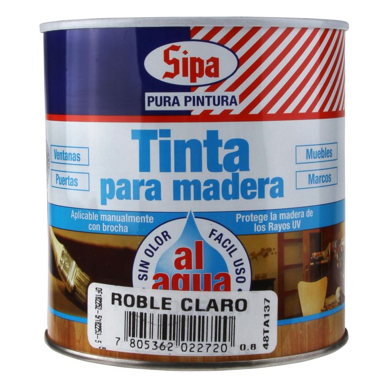SIPA - Tinta para Madera  800 ml Roble