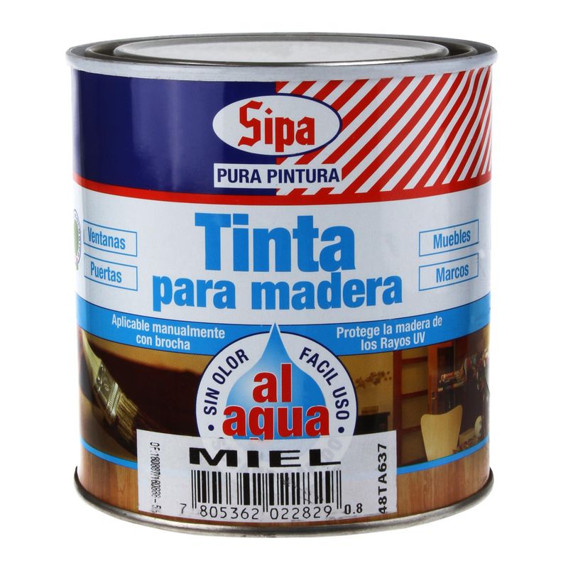 SIPA - Tinta para Madera  800 ml Miel