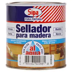 SIPA - Sellador para madera al agua 800 cc