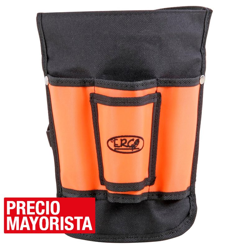 ERGO - Cinturón porta herramientas de nylon Negro