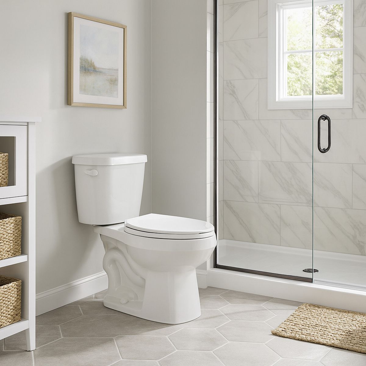 CORONA - Taza WC Sensación 7 litros descarga a muro