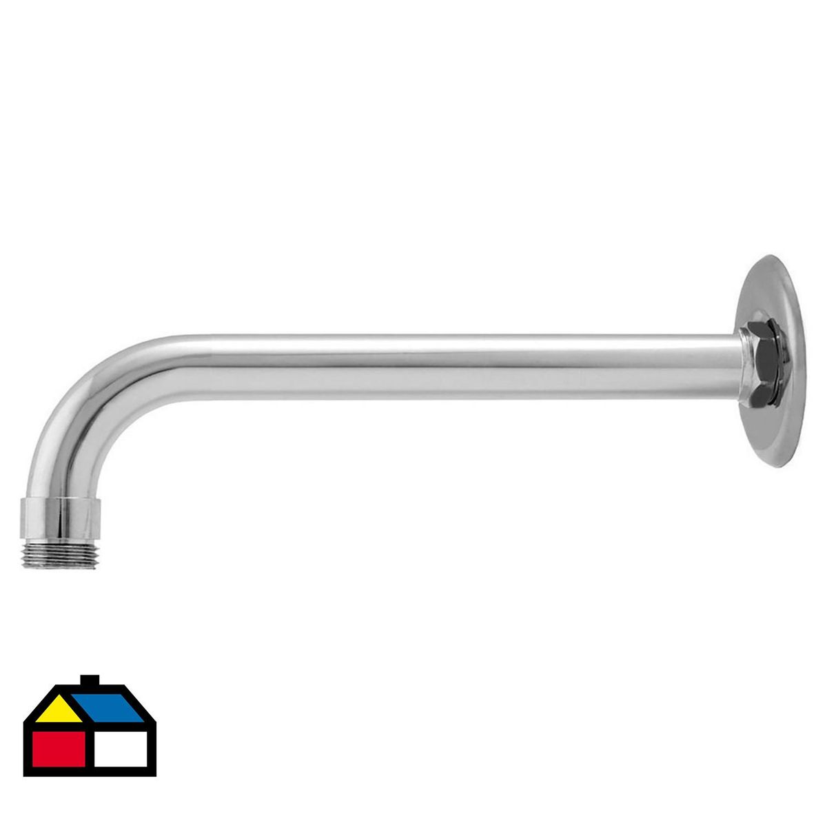 TEKA - Brazo mural para ducha 12,7x30 cm acero