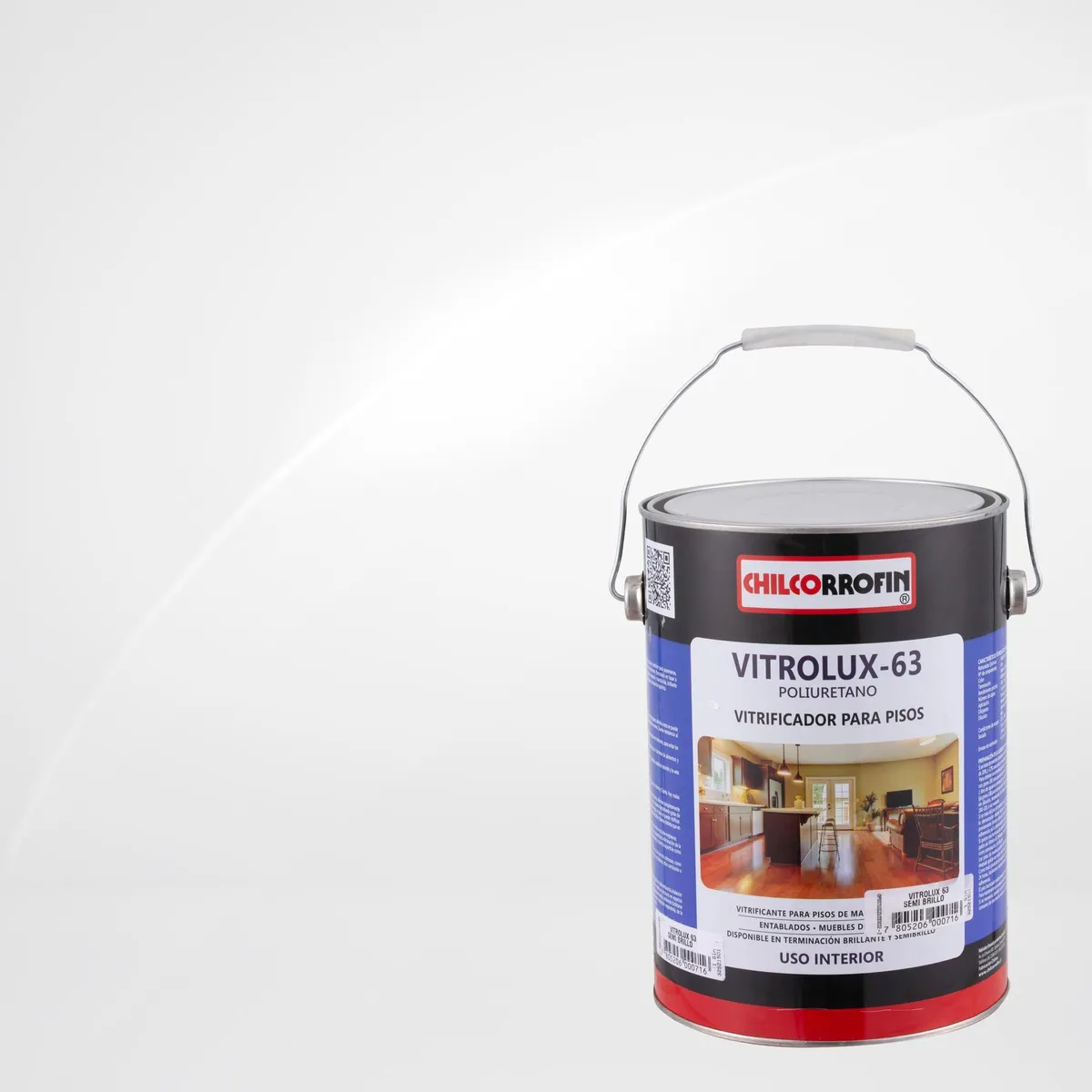 CHILCORROFIN - Barniz Vitrificante Semibrillante 1 galón(es) Transparente