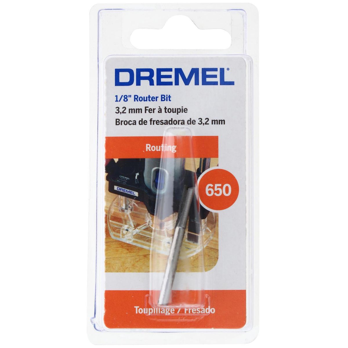 DREMEL - Fresa recta 3,2 milímetros