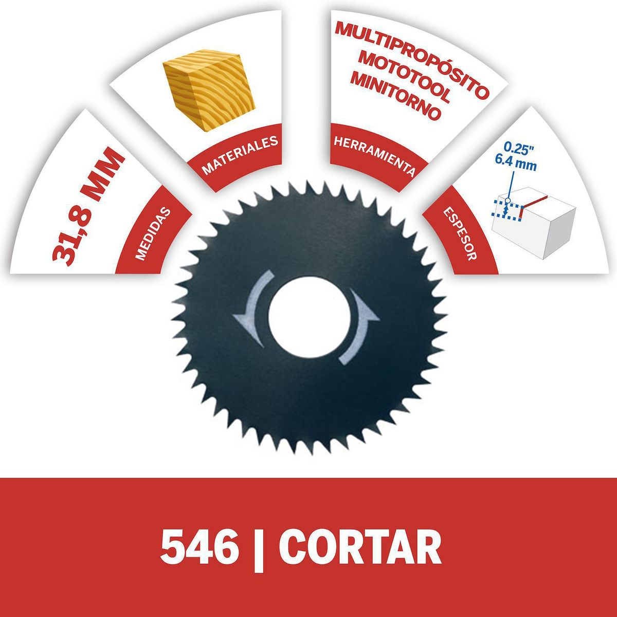 DREMEL - Disco de corte para minisierra