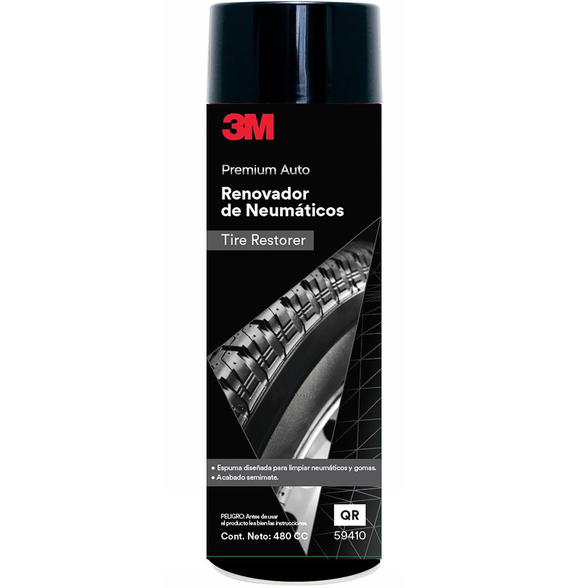 3M - Renovador de Neumáticos 3m Spray 480 ml Restaura Brillo Intenso