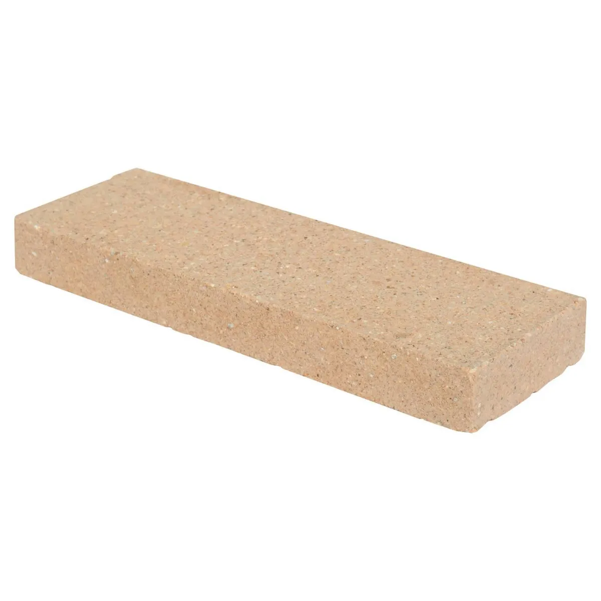 IUNGE - Ladrillo refractario 23x6,5x2,5 cm fachada estriada 12 unidades