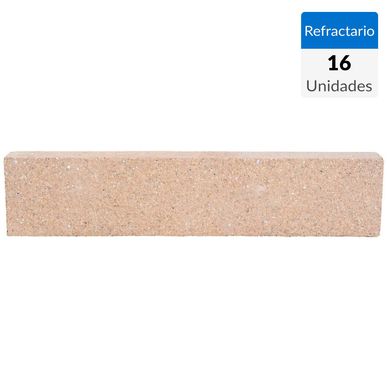 23x5x2.5 cm Refractario Bastn 16 unidades