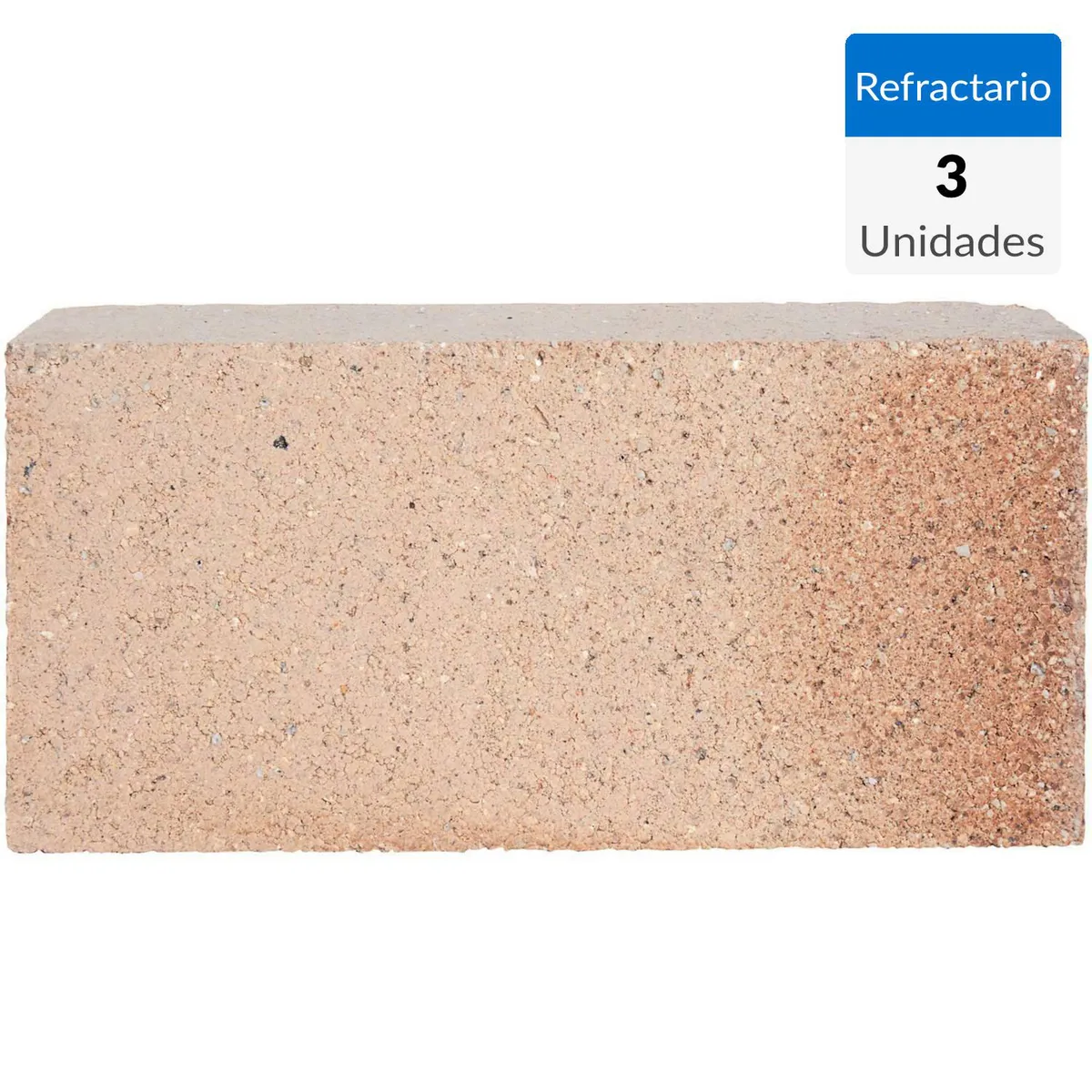 IUNGE - 23x11.4x6.3 cm Refractario Recto 3 unidades