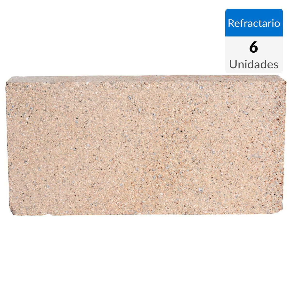 IUNGE - 22.3x11.4x3.2 cm Refractario Tablilla 6 unidades