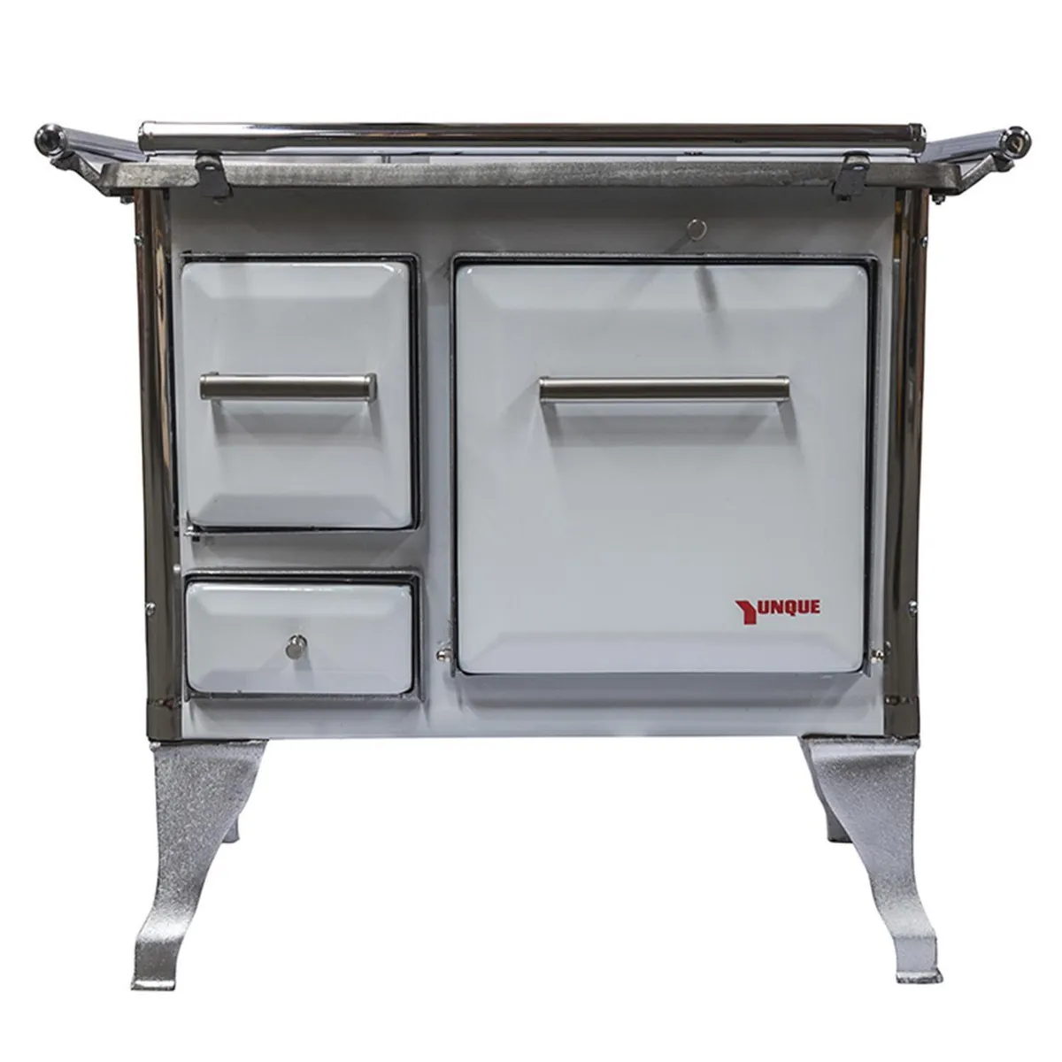 YUNQUE - Cocina a Leña 3 Platos Blanco TRAD 70X46LOZ