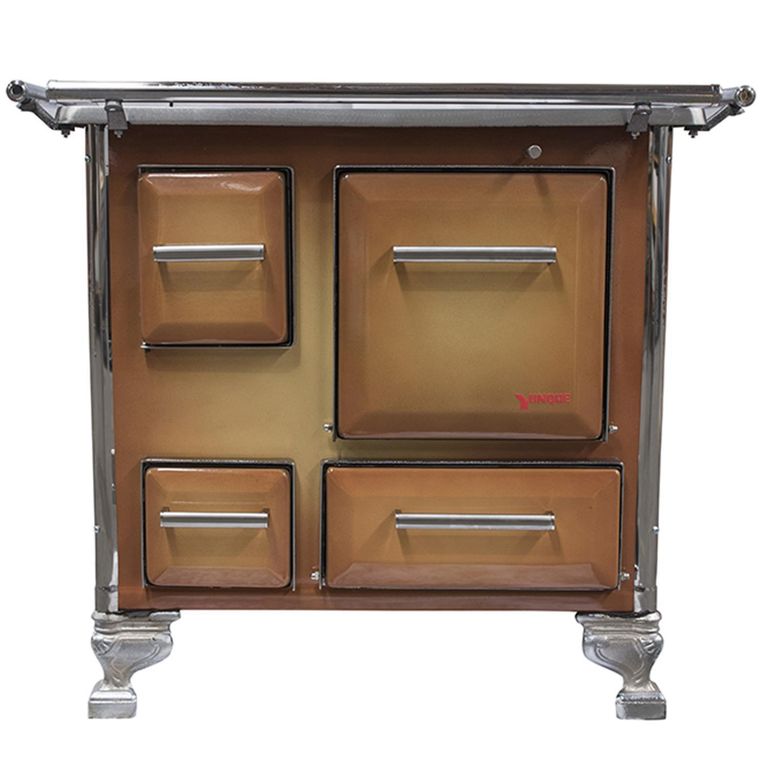 Cocina a Leña 80x56 cm 1 Platos Café Tradicional Mueble