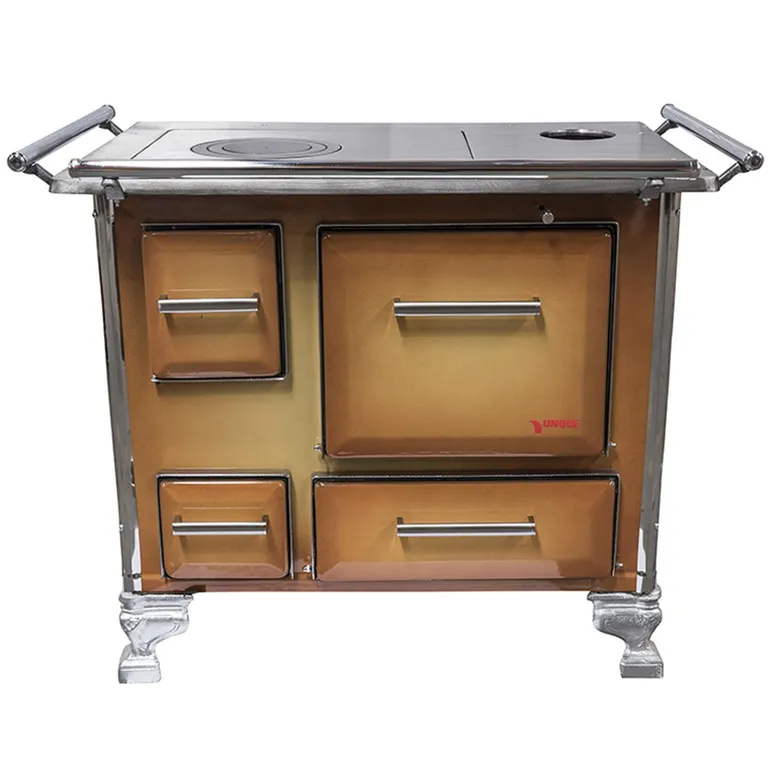 Cocina a Leña 90x60 cm 1 Platos Café Tradicional Mueble