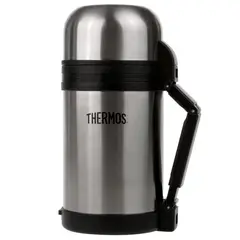 THERMOS - Termo Multipropósito 1 l Acero Inoxidable Plateado/ Negro