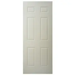 HOLZTEK - Puerta Bostonian Acero C/6 Paneles Blanco