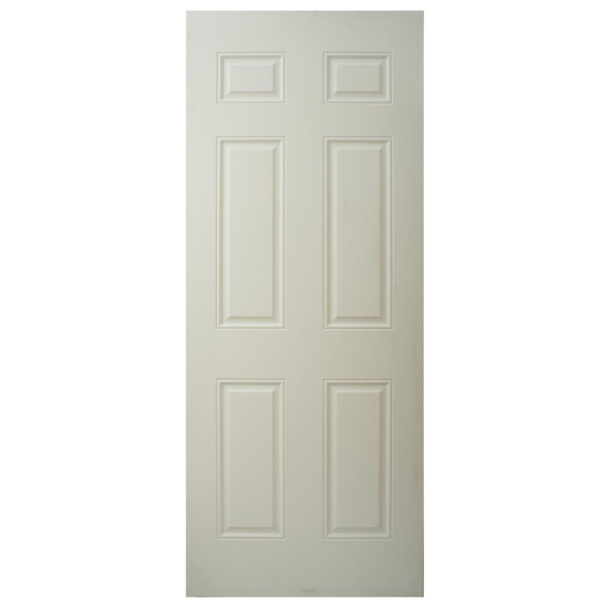 HOLZTEK - Puerta Bostonian Acero C/6 Paneles Blanco