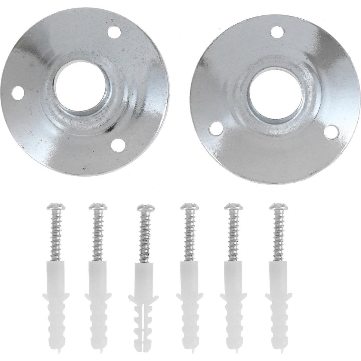 METALHSA - Soporte para barra de cortina 16 mm plateado