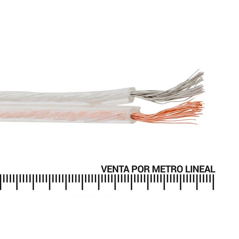 ROIMEX - Cable SPT (Paralelo) 2x18AWG/0,75MM2 Transparente