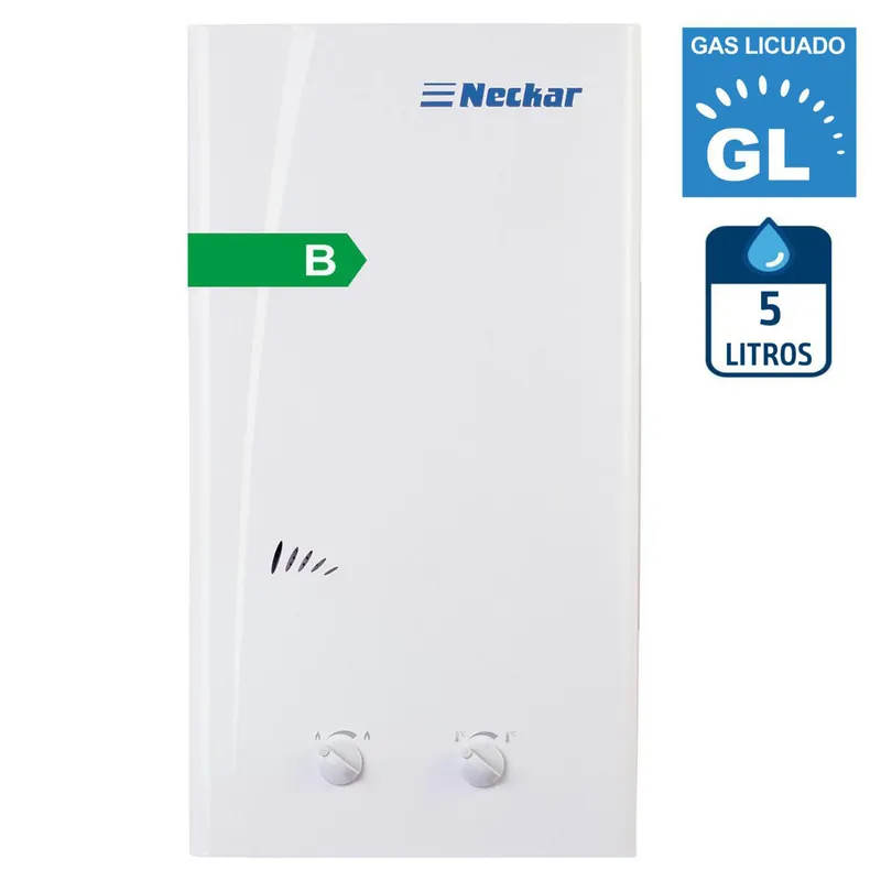 NECKAR -  Gas Licuado 5 Litros Tiro Natural Ionizado