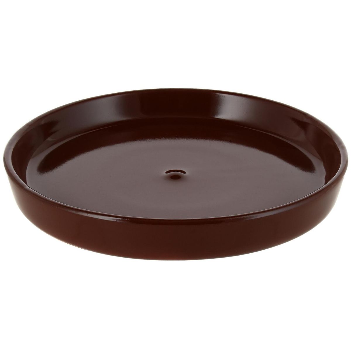 CERAMICA ESPEJO - Base para macetero de cerámica 18 cm chocolate