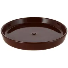 CERAMICA ESPEJO - Base para macetero de cerámica 18 cm chocolate