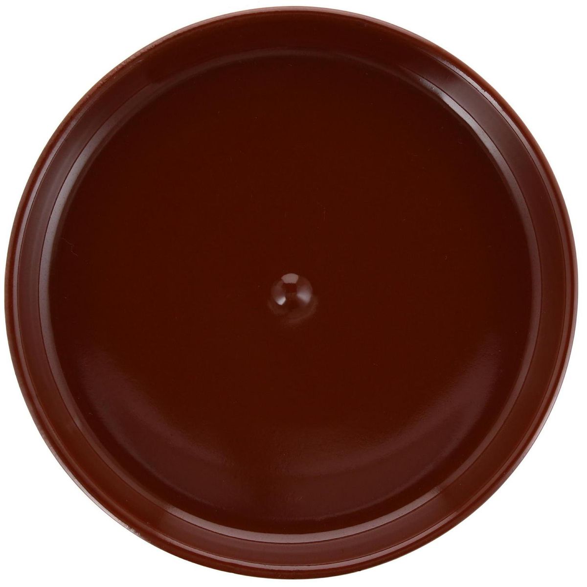 CERAMICA ESPEJO - Base para macetero de cerámica 18 cm chocolate