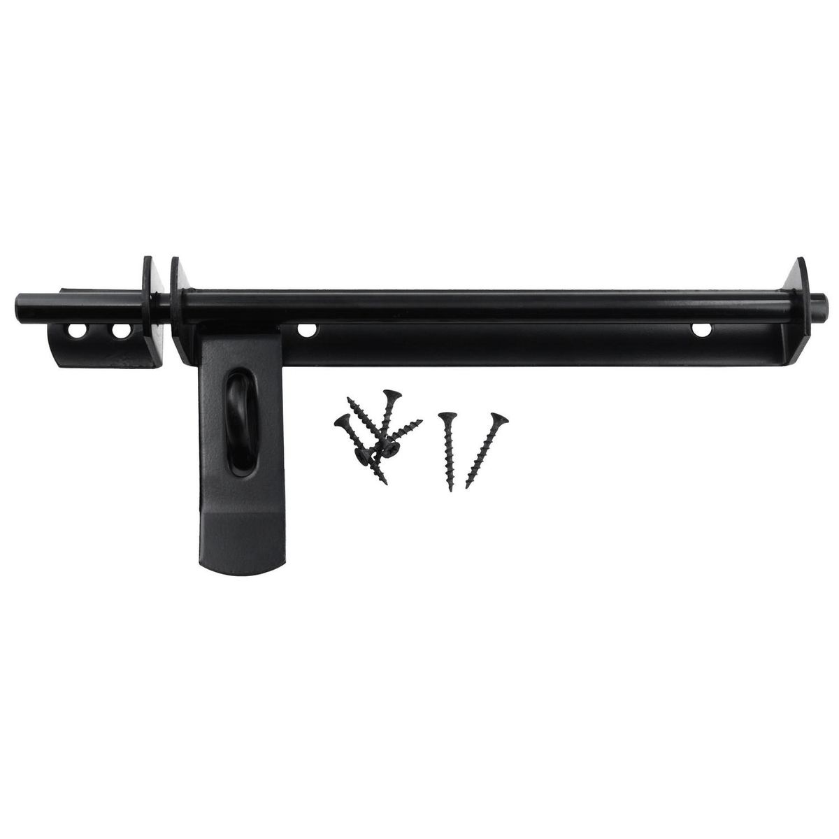 FIXSER - Cerrojo horizontal fierro negro 12"