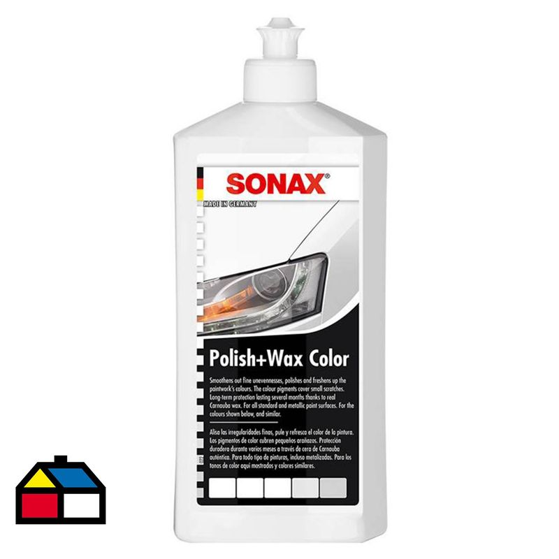 SONAX - Cera Polish & Wax Blanca 500 ml
