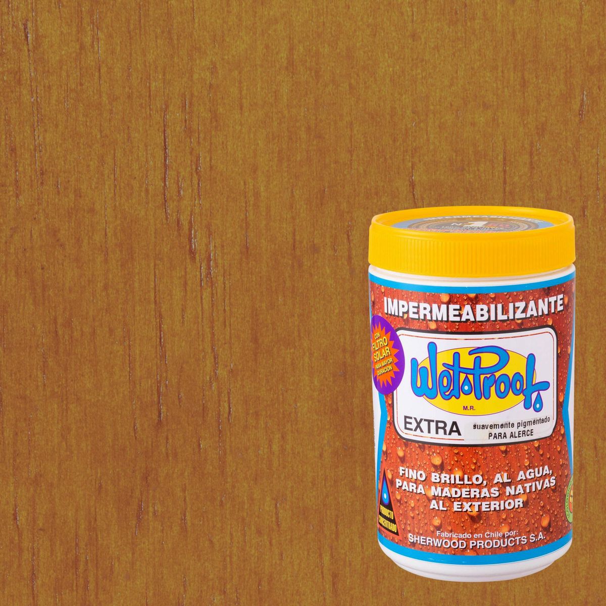 WETPROOF - Barniz Impermeabilizante Semibrillante 0.25 galón(es) Alerce