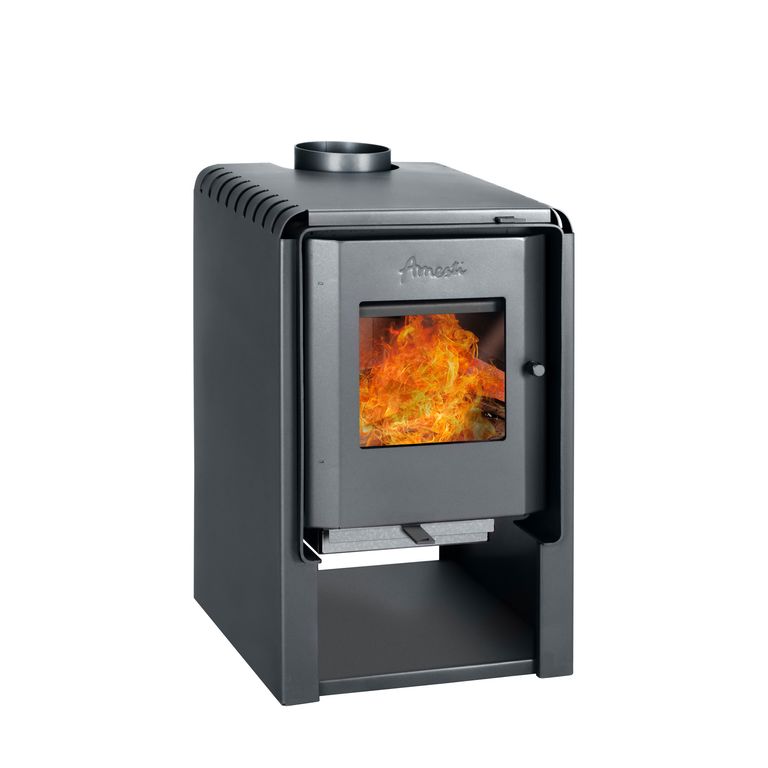 Estufa Leña Scantek 350 Gris Charcoal