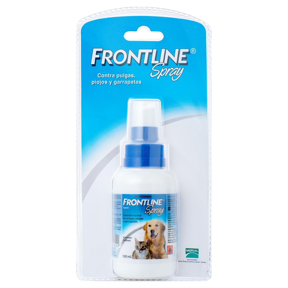 FRONTLINE - Antiparasitaria Todo Tipo De Pelaje Frontline 100 Ml Spray