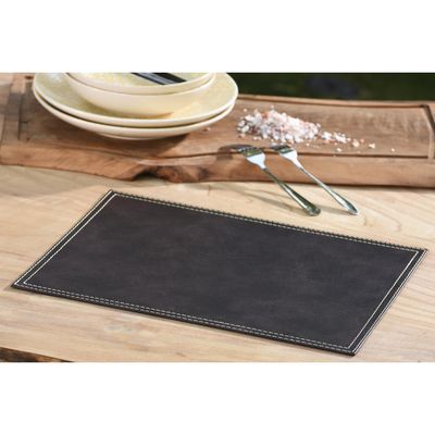 Imagen 2 del producto Individual 32x42 cm ecocuero café