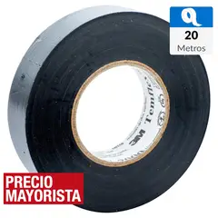 3M - Cinta aisladora eléctrica 3/4'' 20 m negro