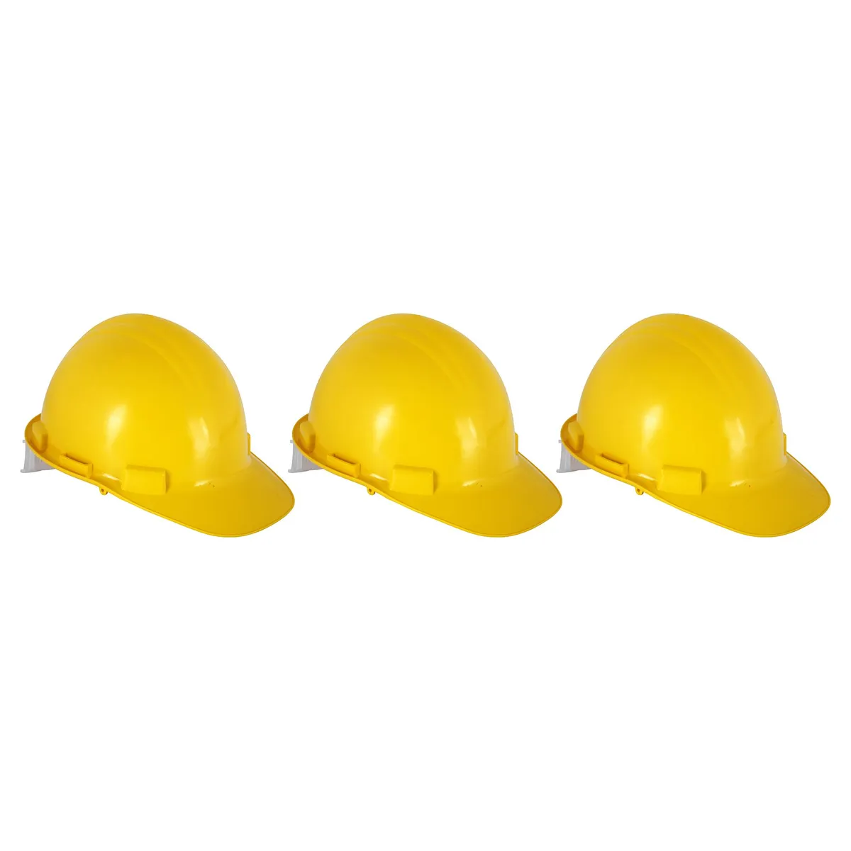 LIBUS - Set de cascos de seguridad 3 unidades amarillo
