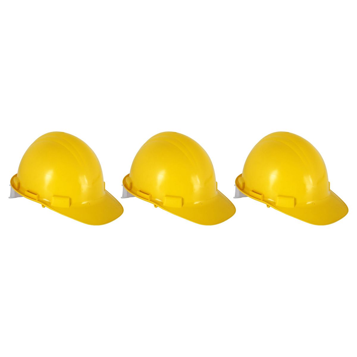 LIBUS - Set de cascos de seguridad 3 unidades amarillo