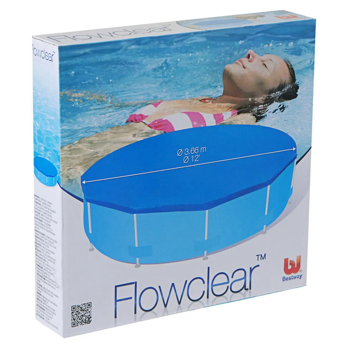 BESTWAY - Cobertor para piscina redonda 366 cm